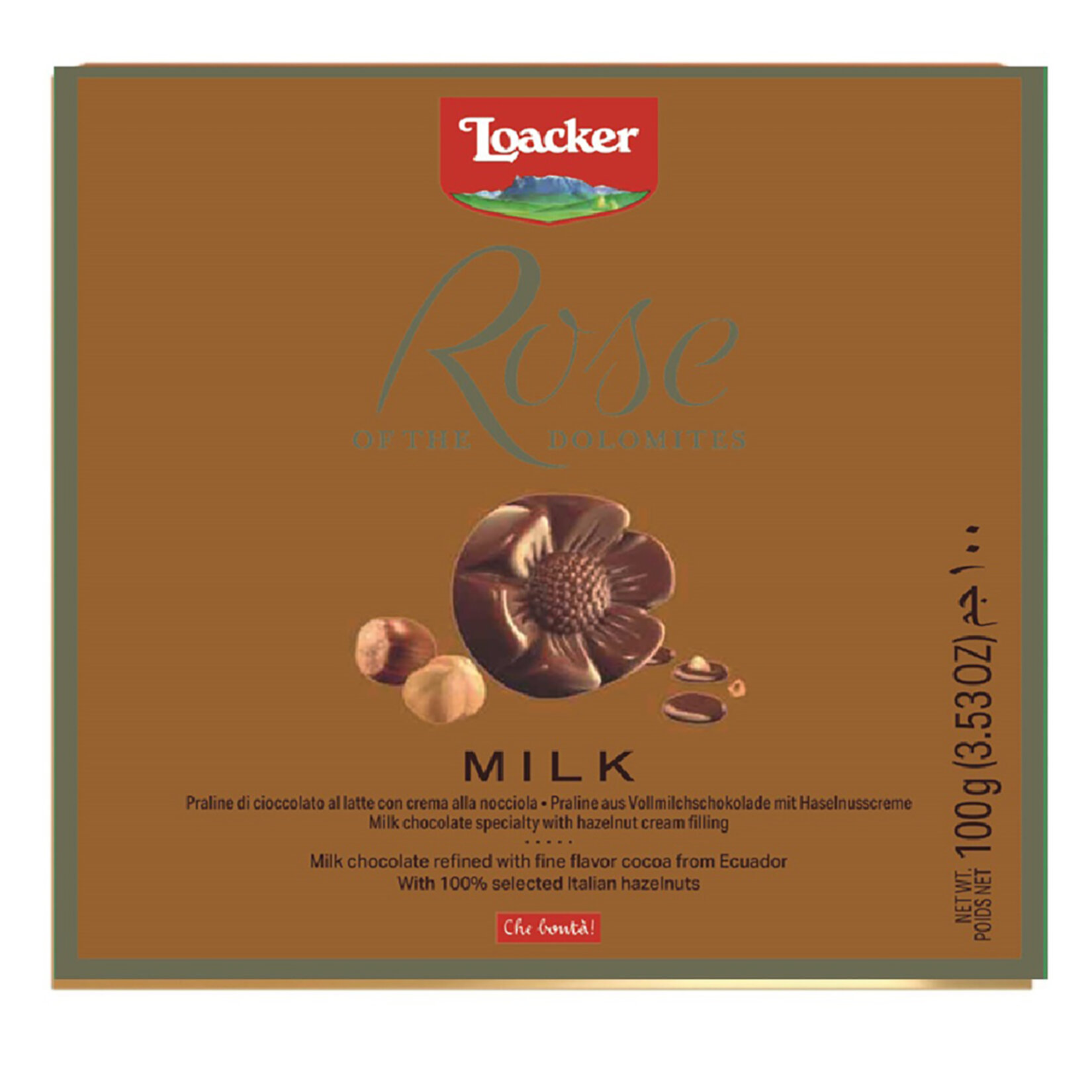 Loacker Rose Sütlü Çikolata Kaplı Gofret 100 G