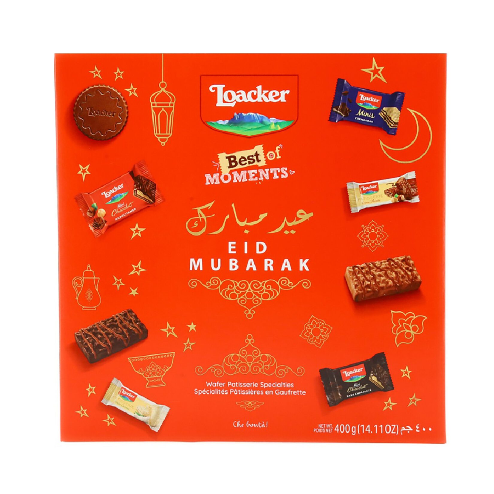 Loacker Best Of Moments Karışık Mini Gofret 400 G