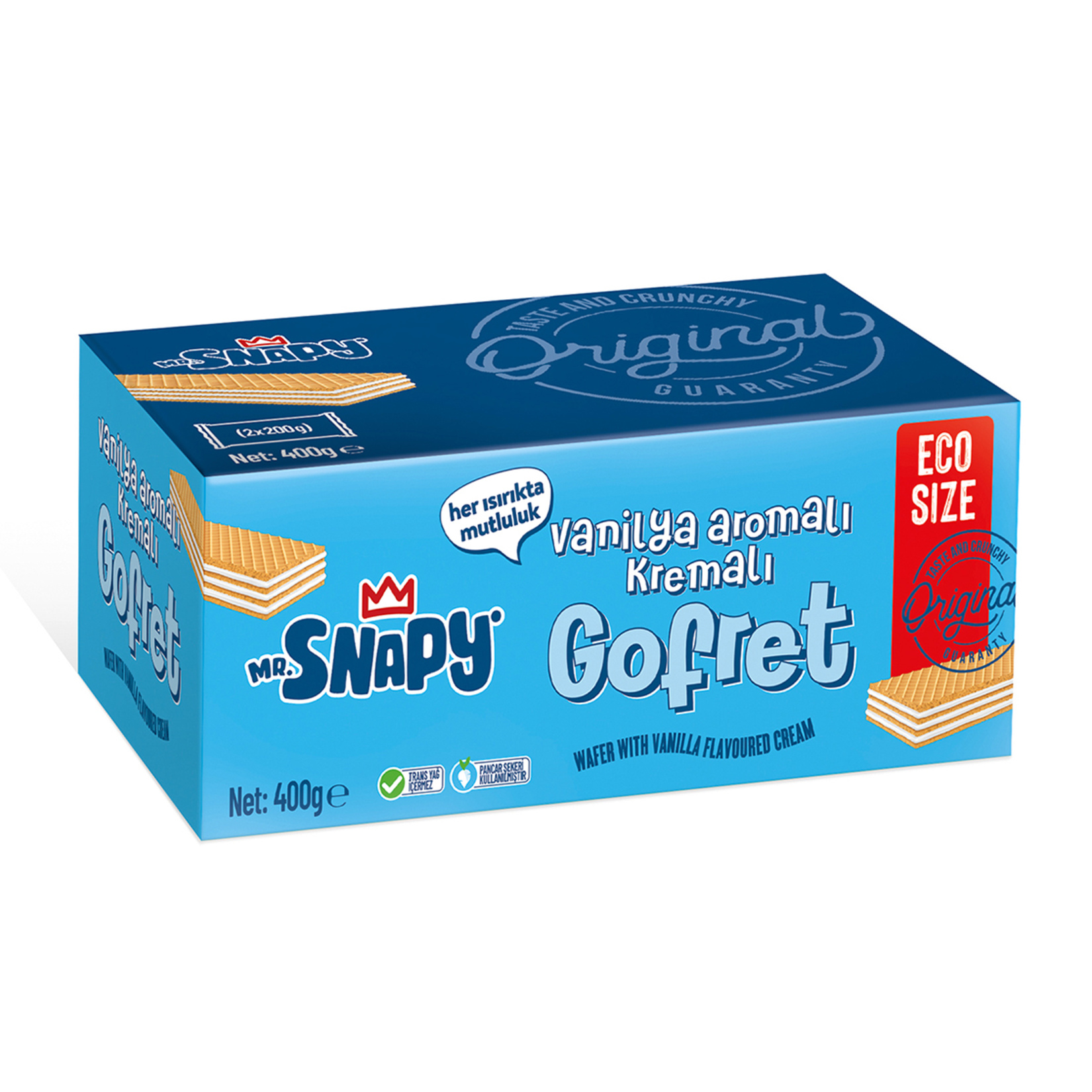 Mr.Snapy Vanilya Gofret 400 G