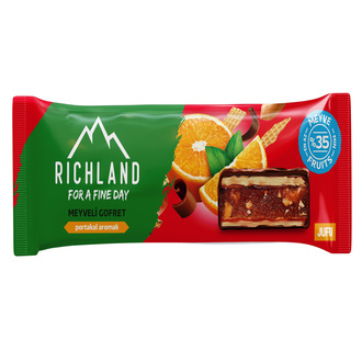 Richland Portakal Aromalı Meyveli Gofret 30 G