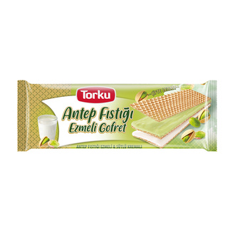 Torku Antep Fıstığı Ezmeli Sütlü Kremalı Gofret 142 G