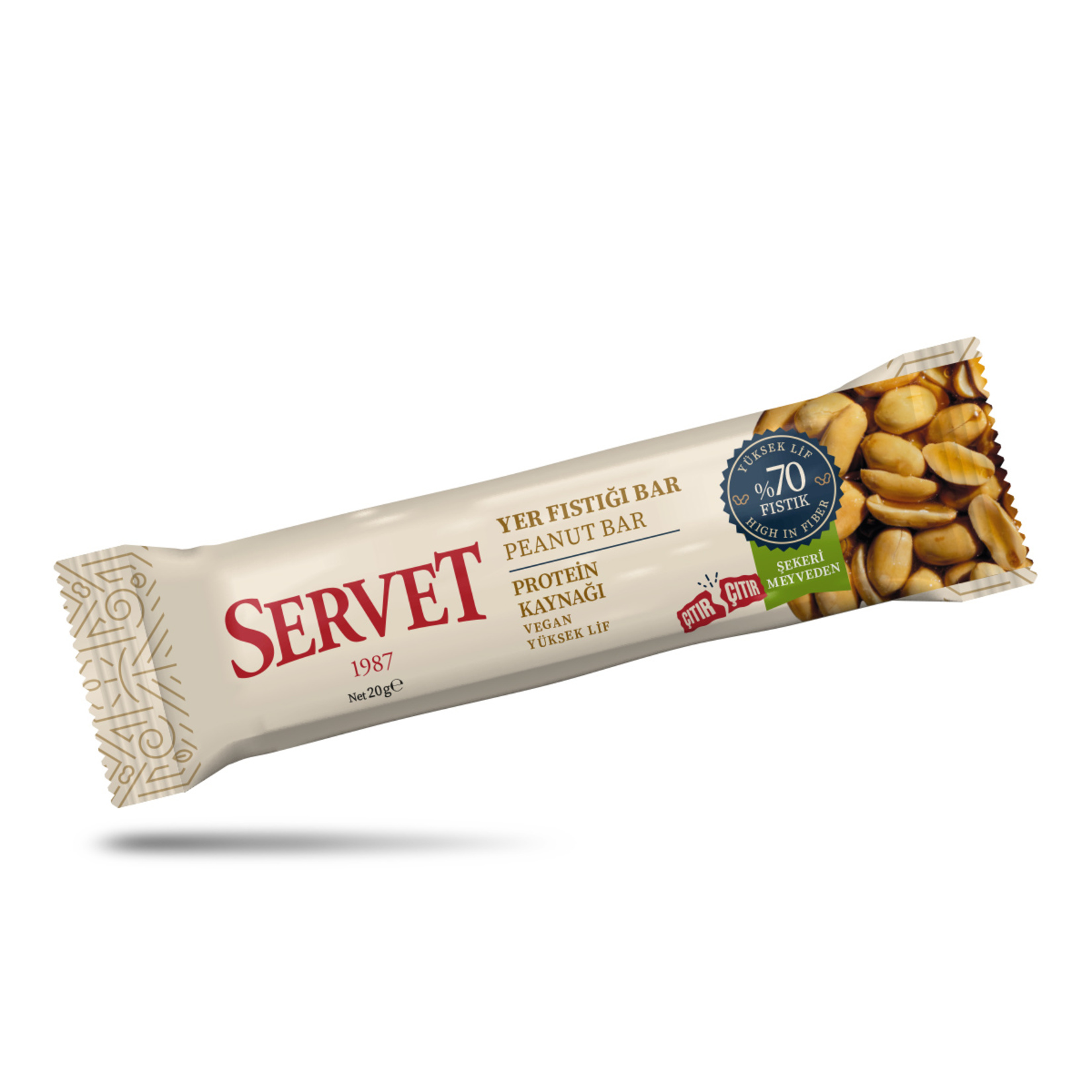 Servet Şekerleme Yer Fıstığı Bar 20 G