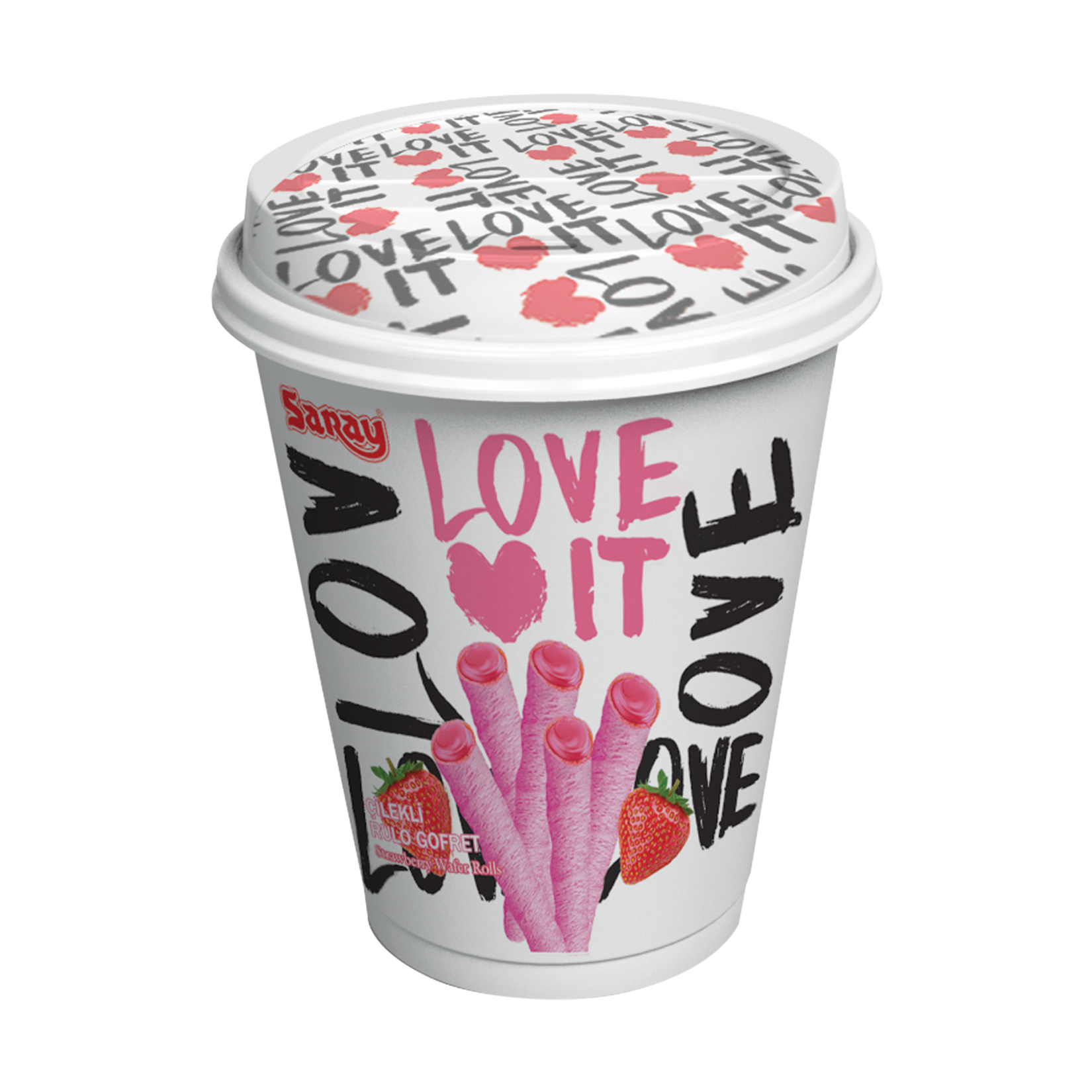 Loveit Çilekli Rulo Gofret 210 G