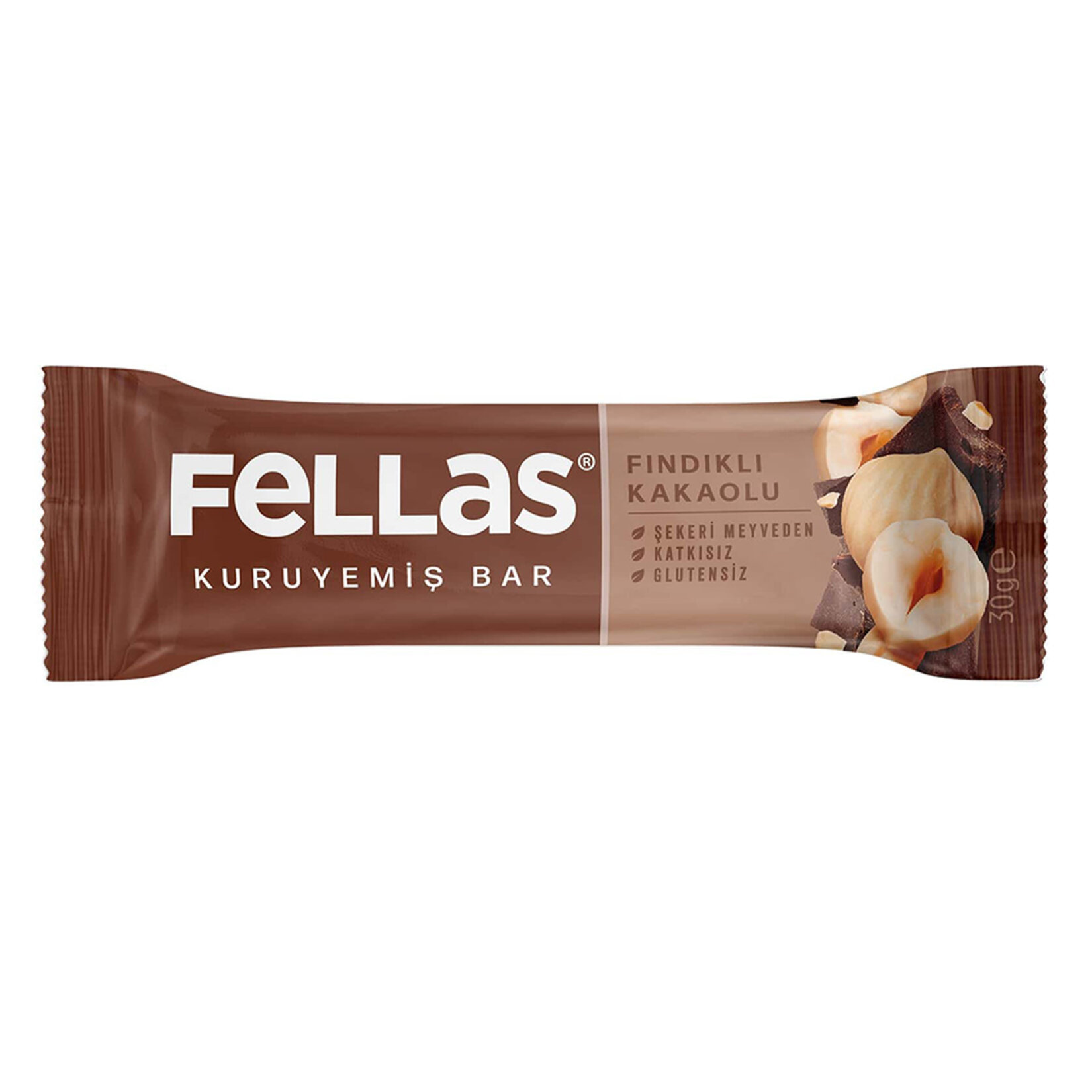 Fellas Fındıklı Kakaolu Kuruyemiş Bar 30 G