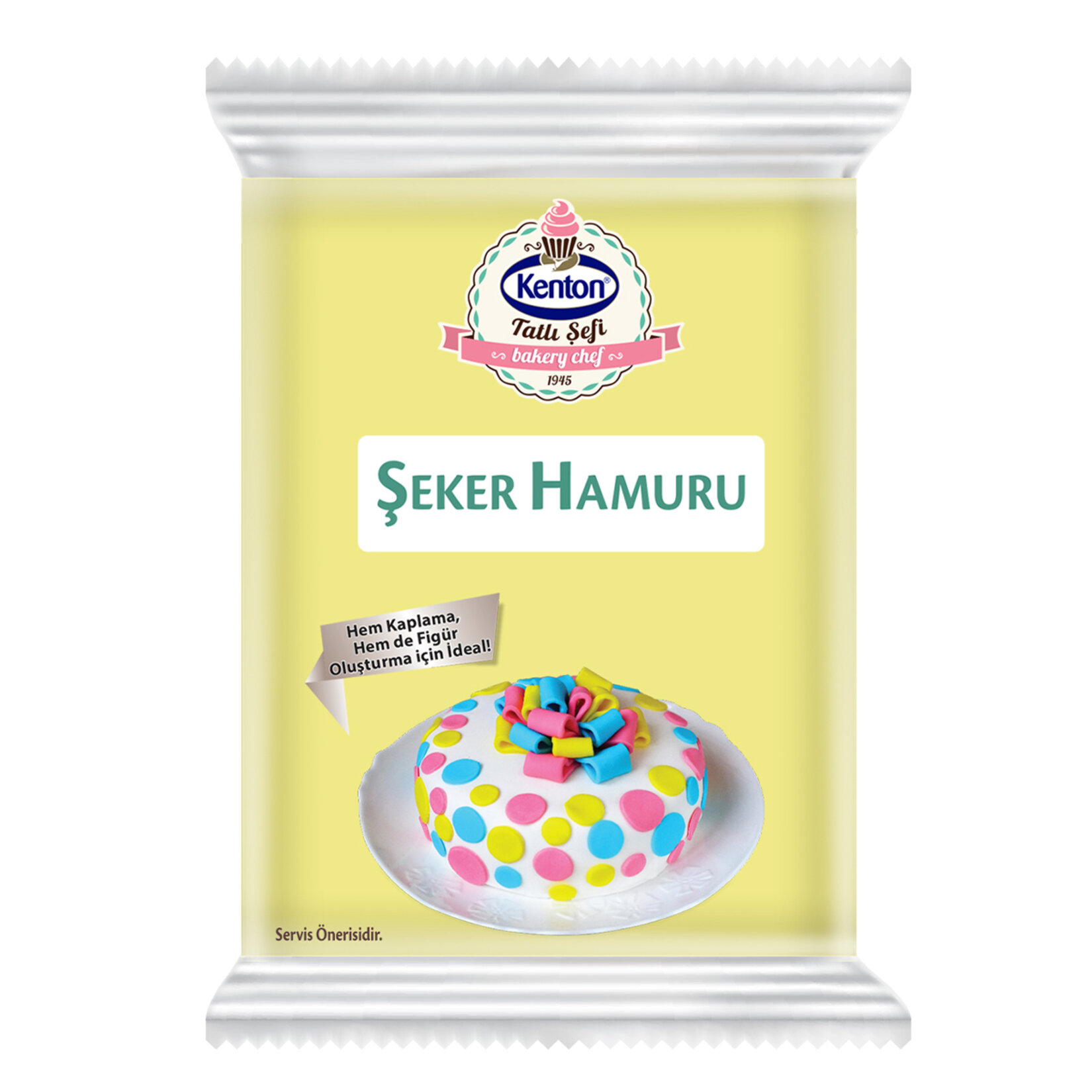 Kenton Tatlı Şefi Şeker Hamuru Sarı 200 G