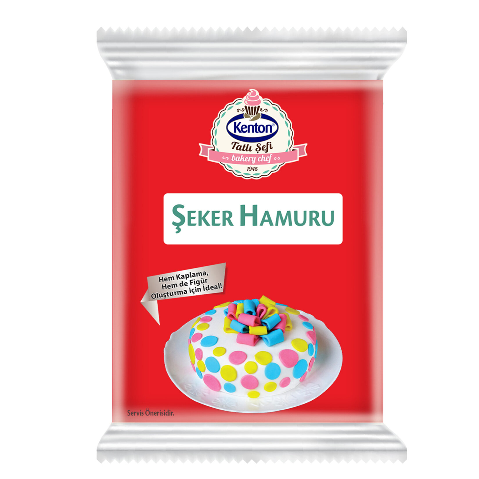 Kenton Tatlı Şefi Şeker Hamuru Kırmızı 200 G