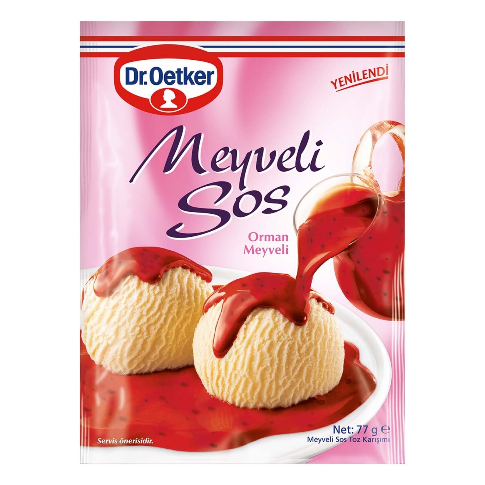 Dr.Oetker Meyveli Tatlı Sos 77 G