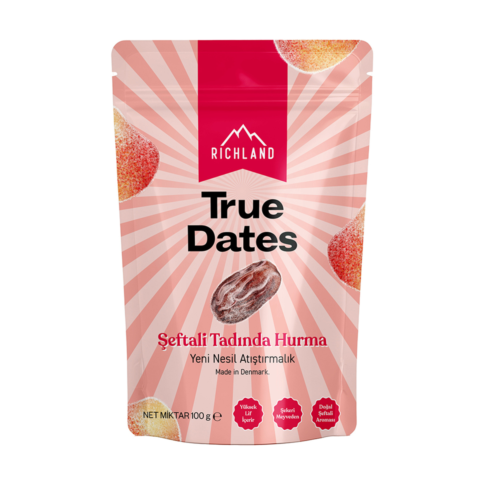 Richland Şeftalili Hurma 100 G