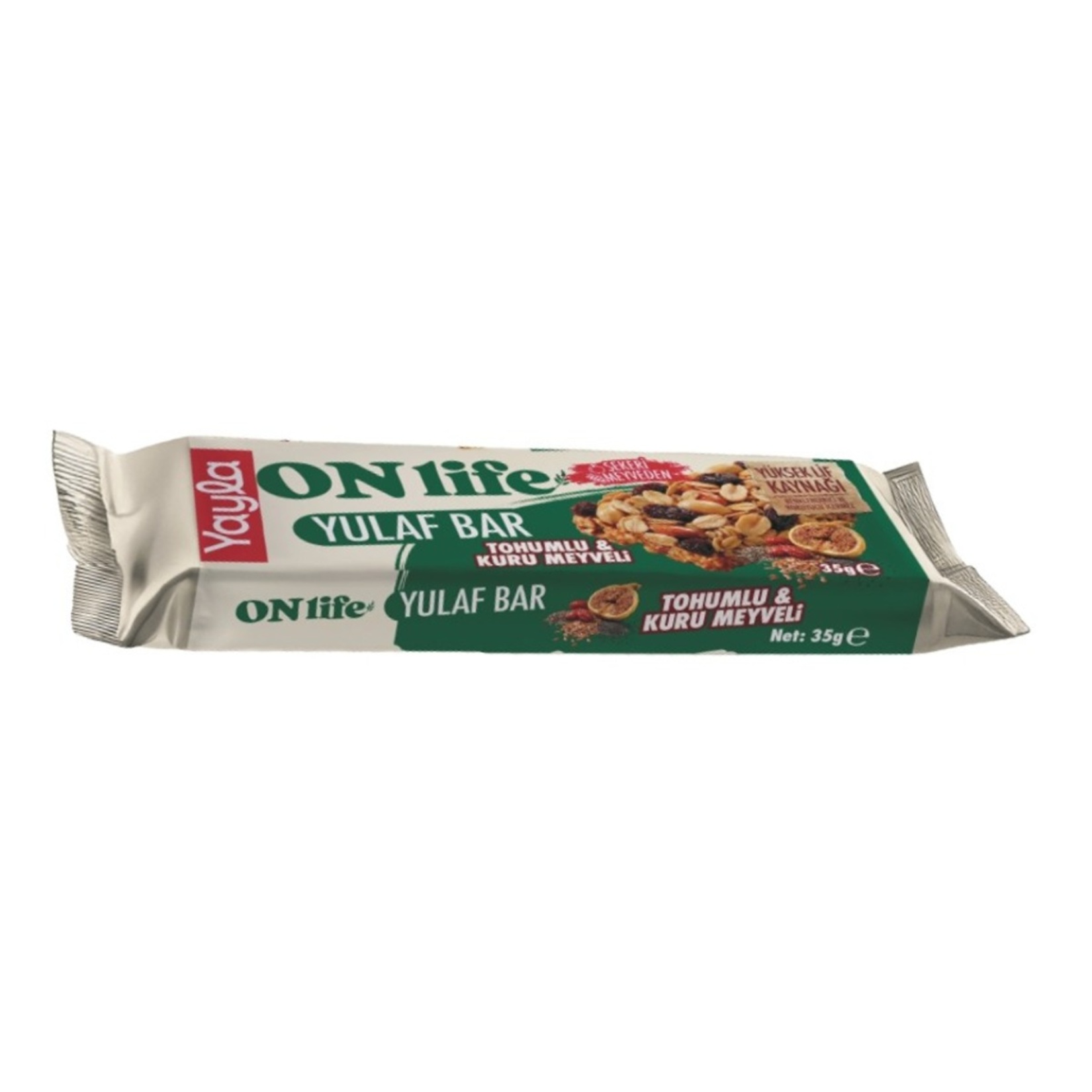 Yayla Onlife Tohumlu Kuru Meyveli Yulaf Bar 35 G