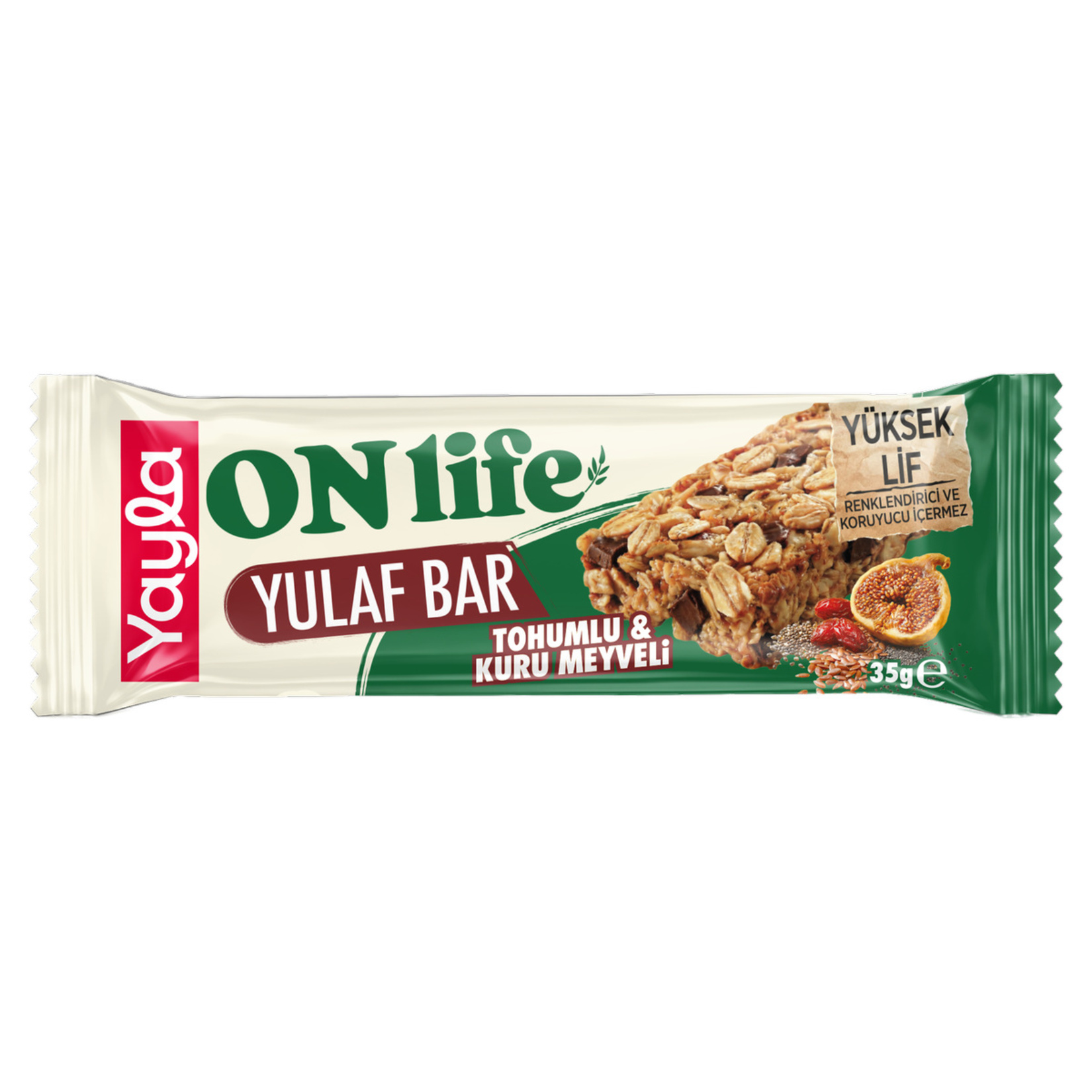 Yayla Onlife Tohumlu Kuru Meyveli Yulaf Bar 35 G