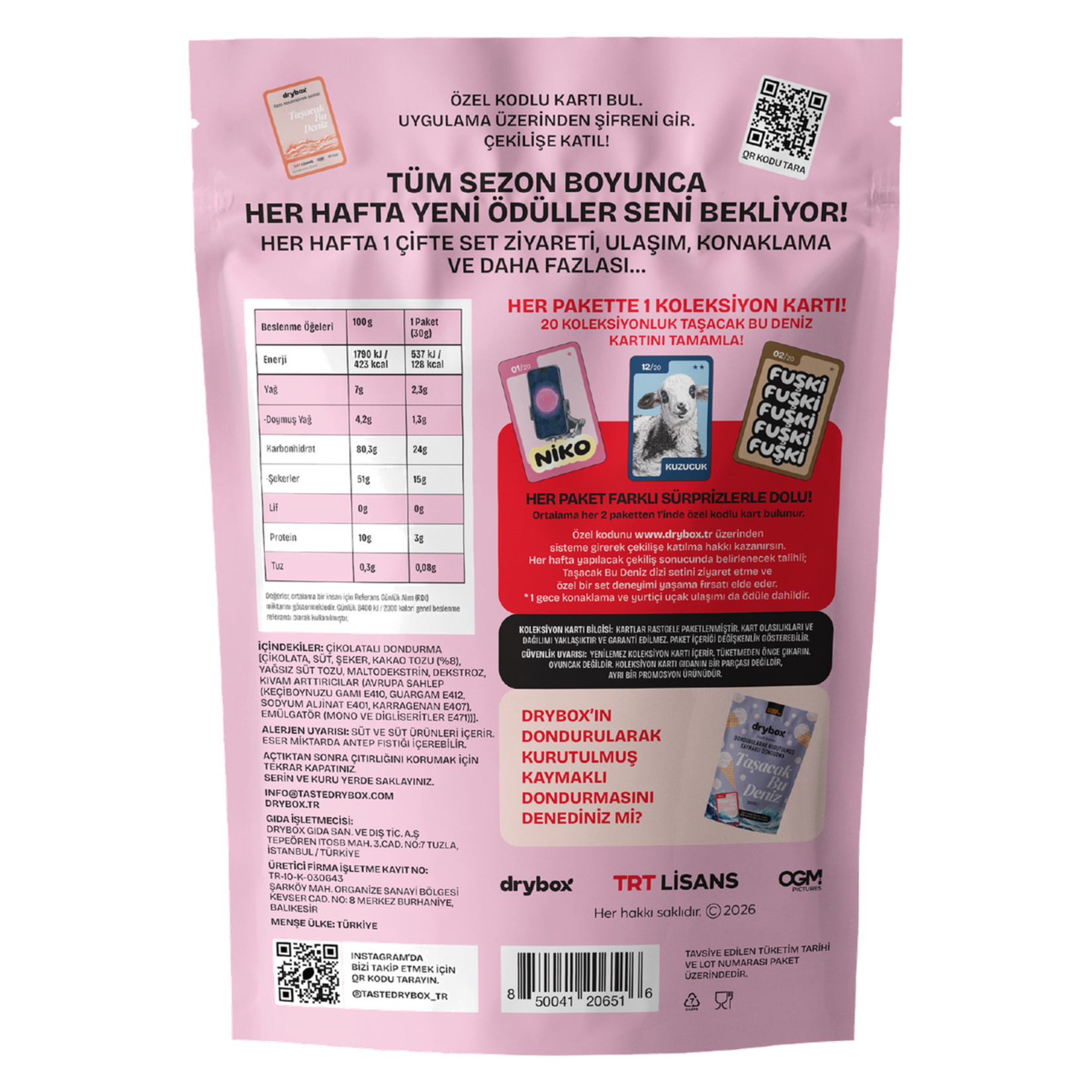 Drybox Dondurularak Kurutulmuş Çikolatalı Dondurma 30 G - Görsel 2