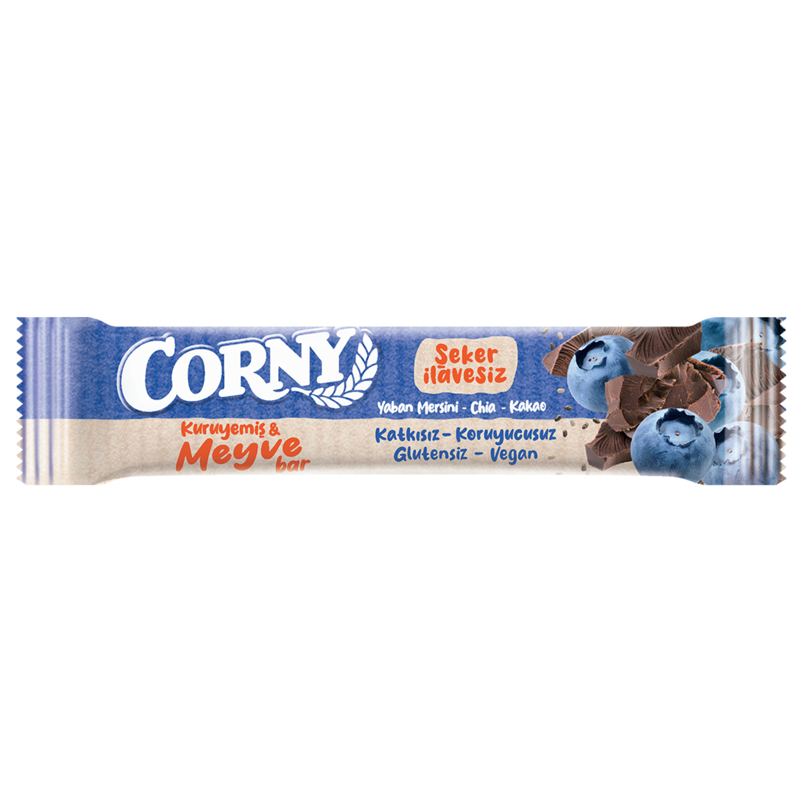 Corny Yaban Mersinli Chia Kakao Kuru Yemiş Meyve Bar 35 G
