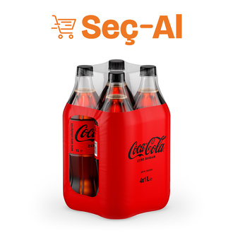Coca-Cola Zero Sugar Pet 4x1 L