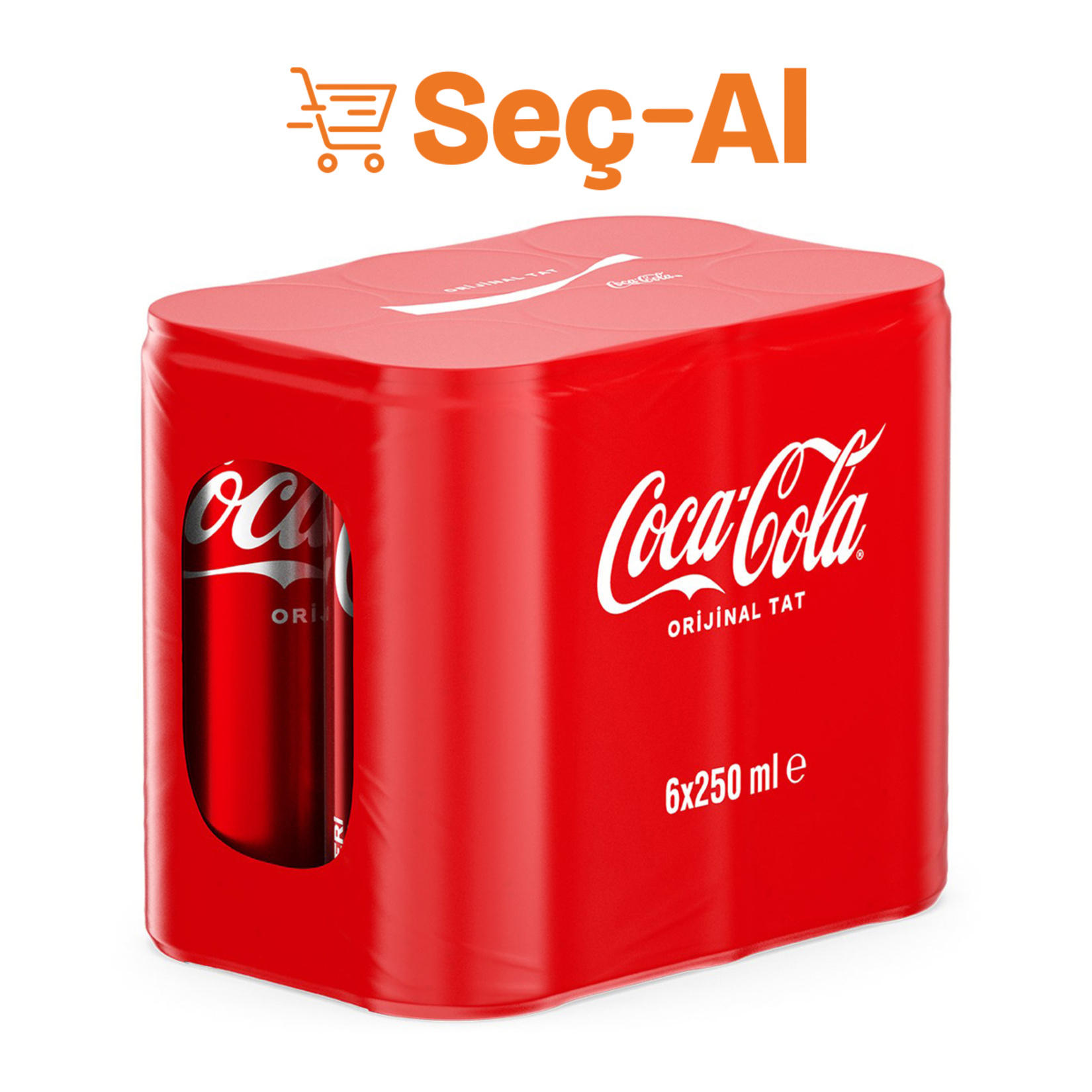 Coca-Cola Kutu 6 x 250 Ml