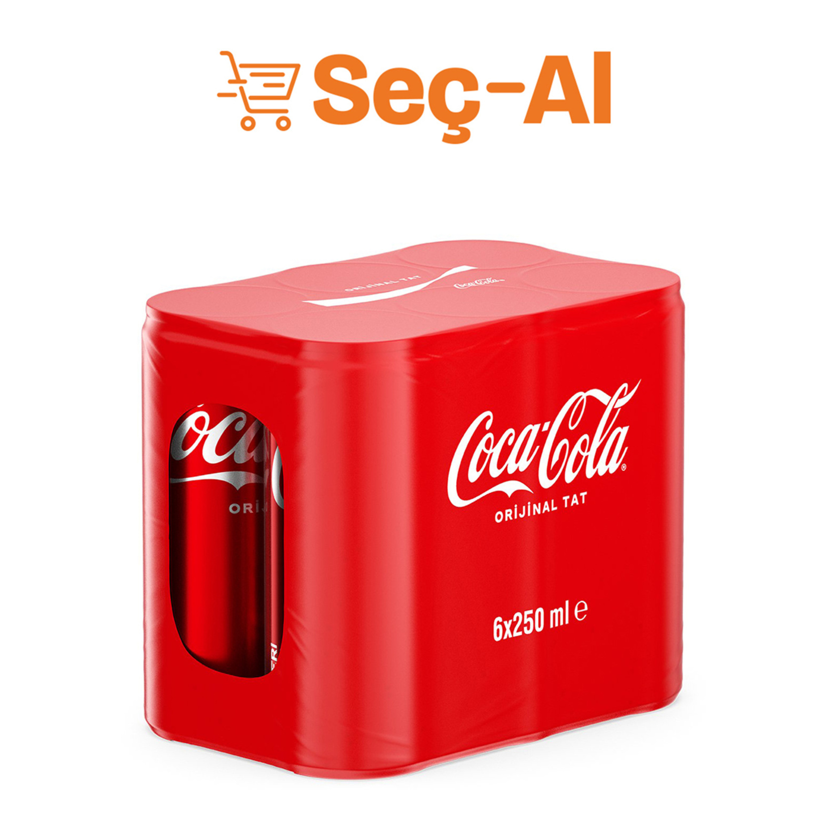 Coca-Cola Kutu 6 x 250 Ml