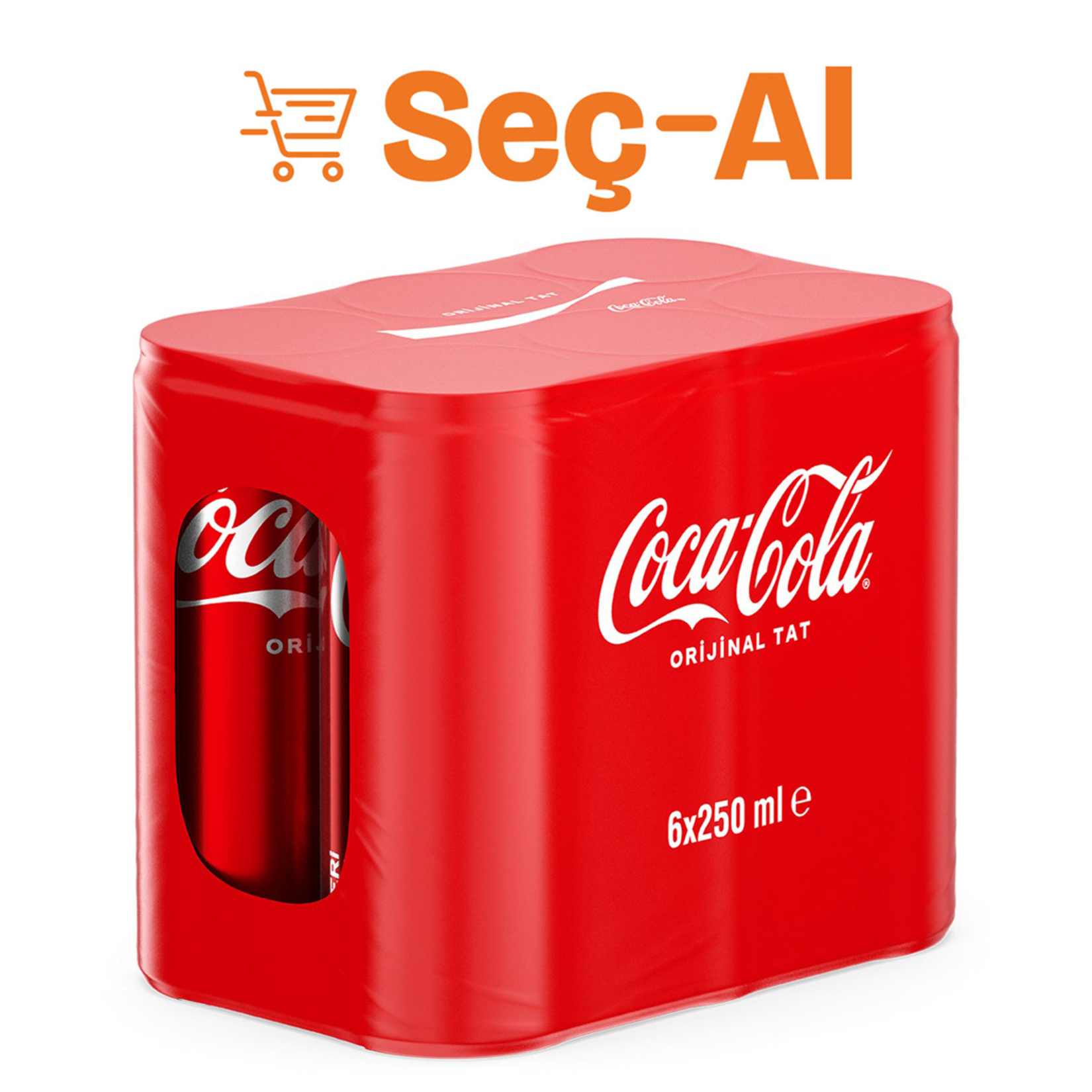 Coca-Cola Kutu 6 x 250 Ml