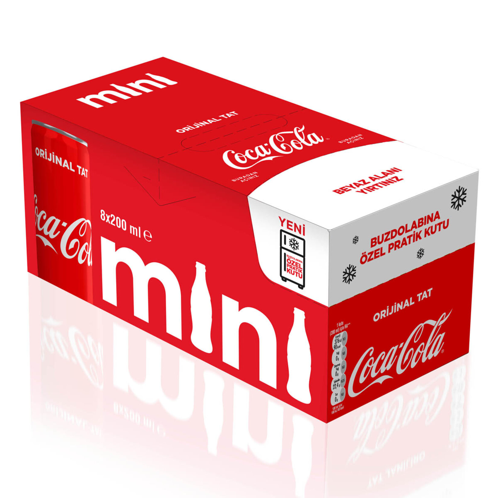 Coca-Cola Orijinal Tat Fridgepack 8 x 200 Ml