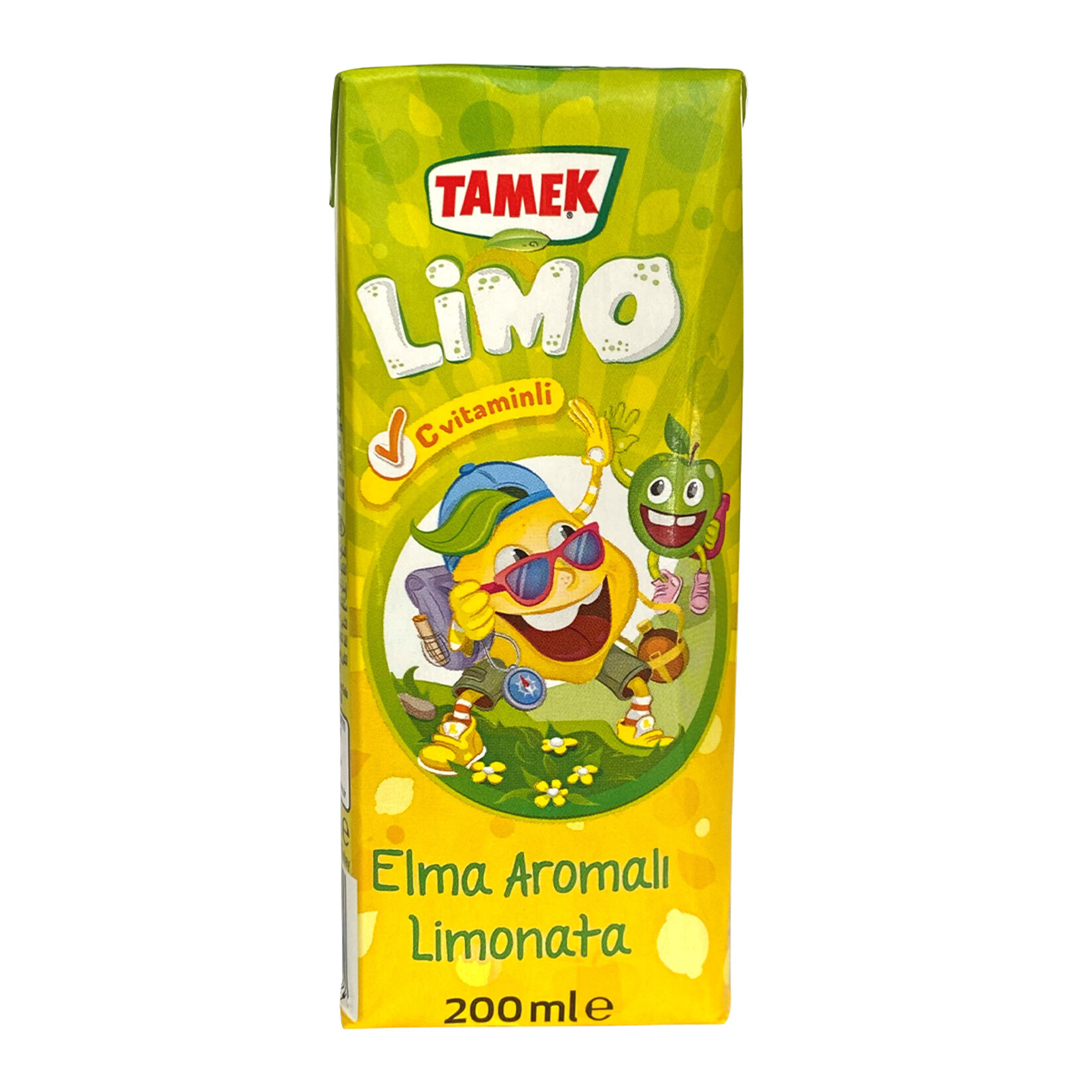Tamek Limo Elma Aromalı Limonata 200 Ml