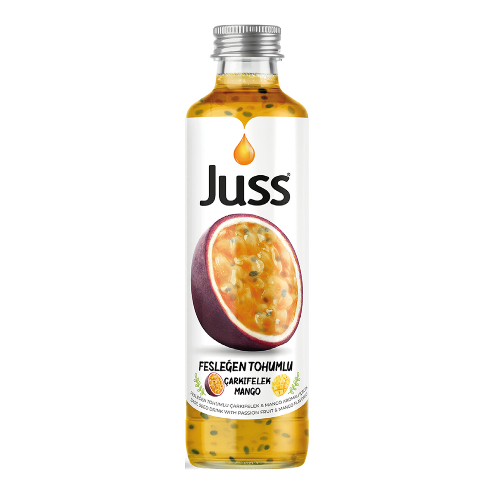 Juss Fesleğen Tohumlu Çarkıfelek & Mango İçecek 250 Ml