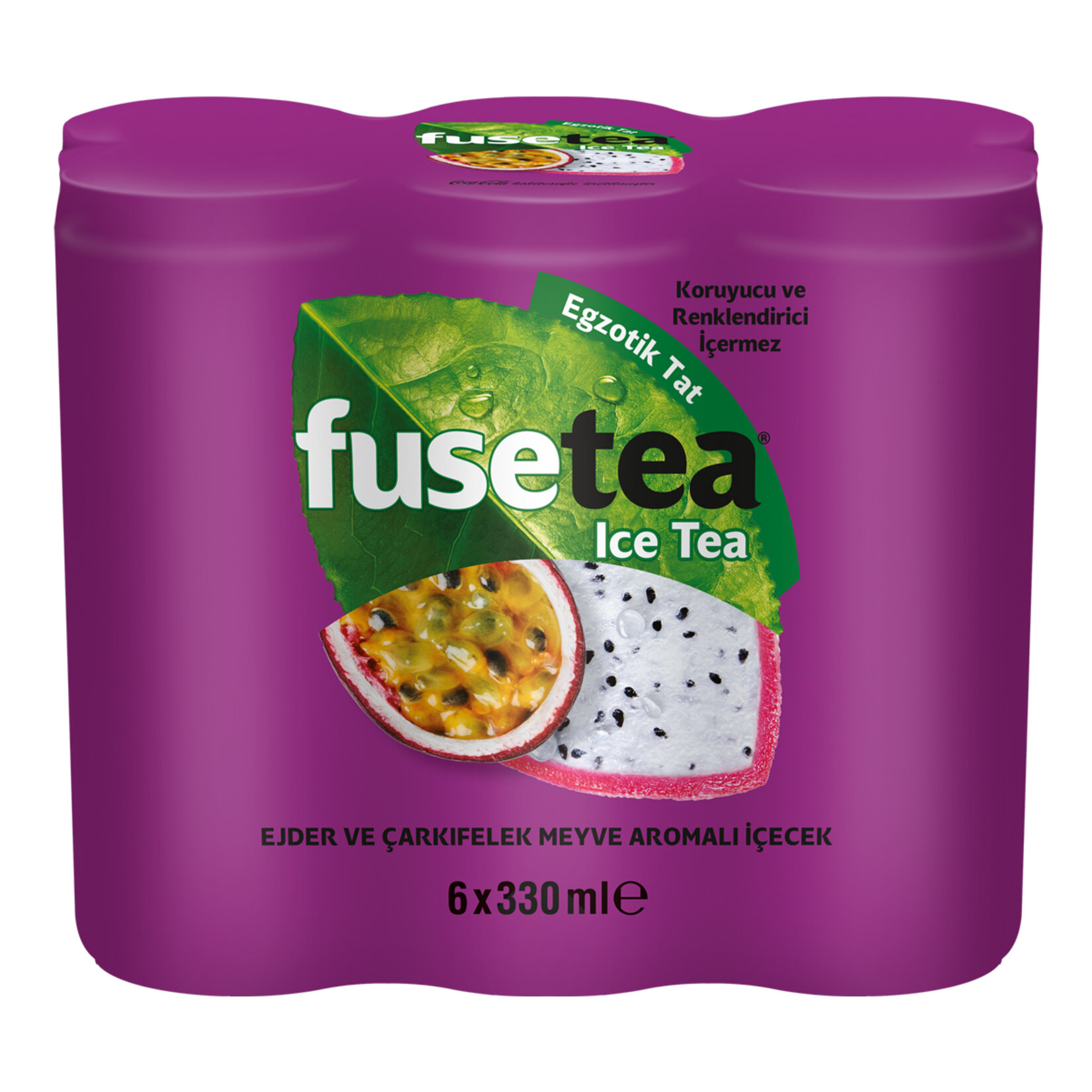 Fusetea Egzotik Ejder & Çarkıfelek Soğuk Çay Kutu 6x330 ML
