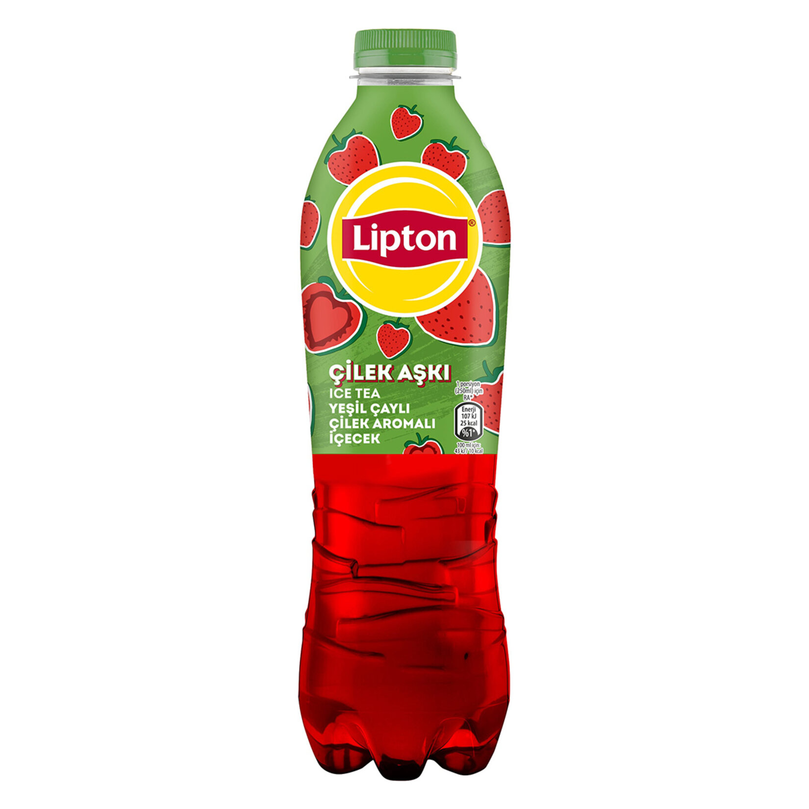 Lipton Ice Tea Yeşil Çaylı Çilek Aromalı 1 L