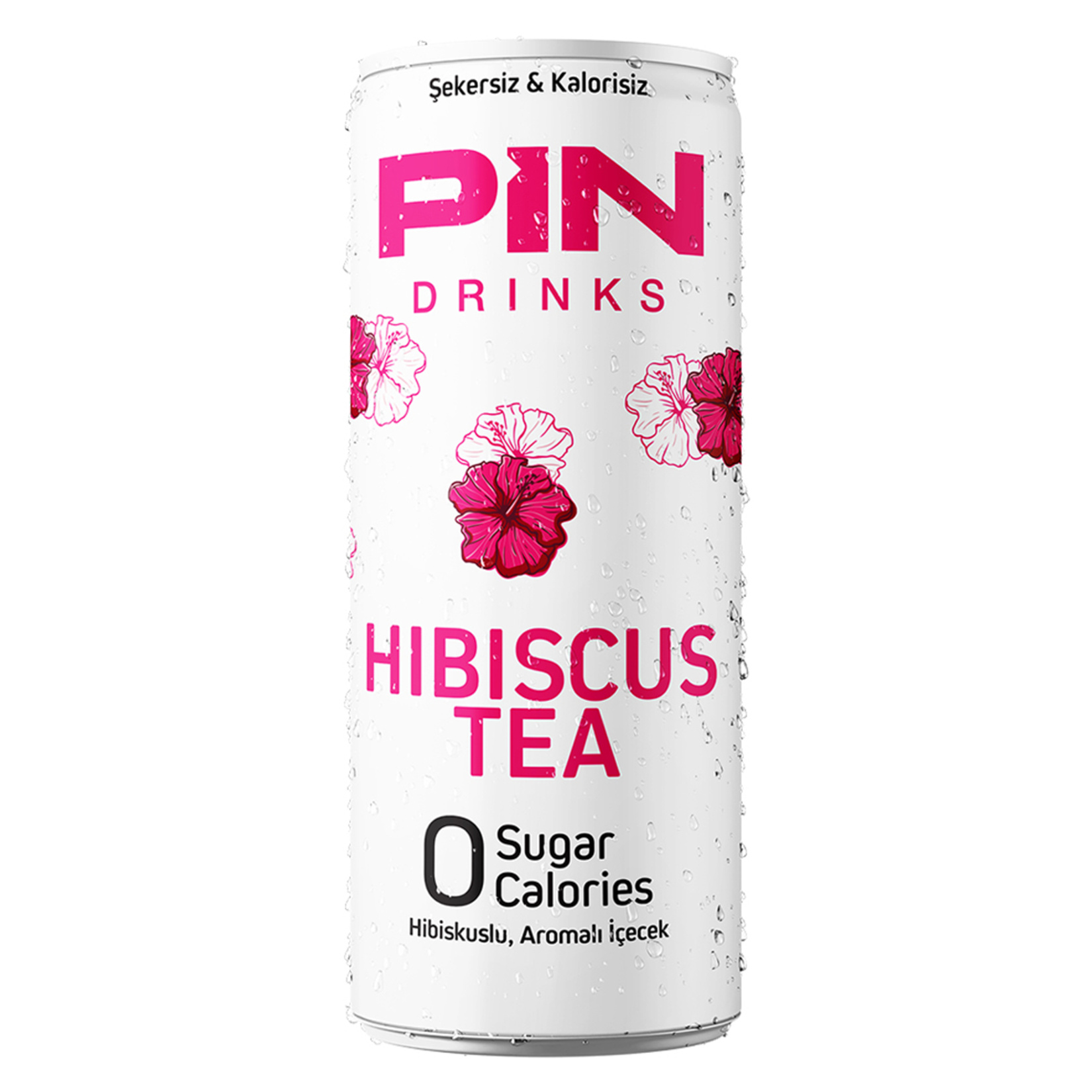 Pin Drinks Hibiscus Tea Teneke Kutu 250 Ml