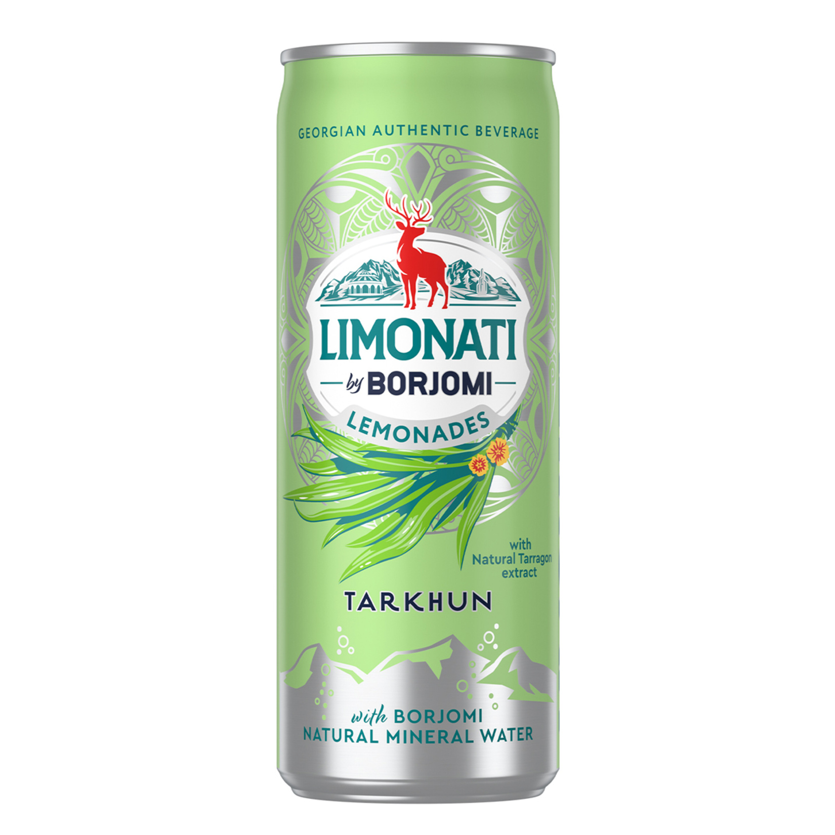 Borjomi Limonatı Tarhun Aromalı Gazlı İçecek 330 Ml - Görsel 1