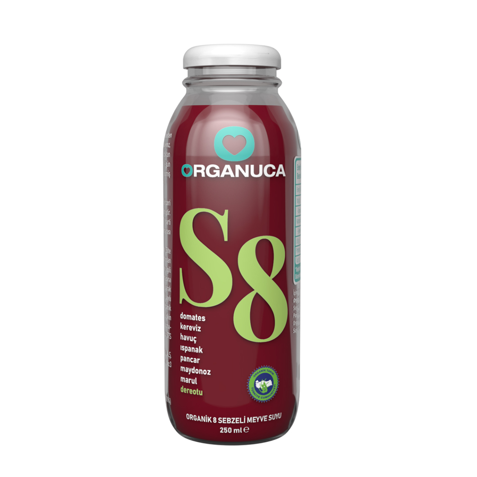 Organuca S8 8 Sebzeli İçecek 250 Ml