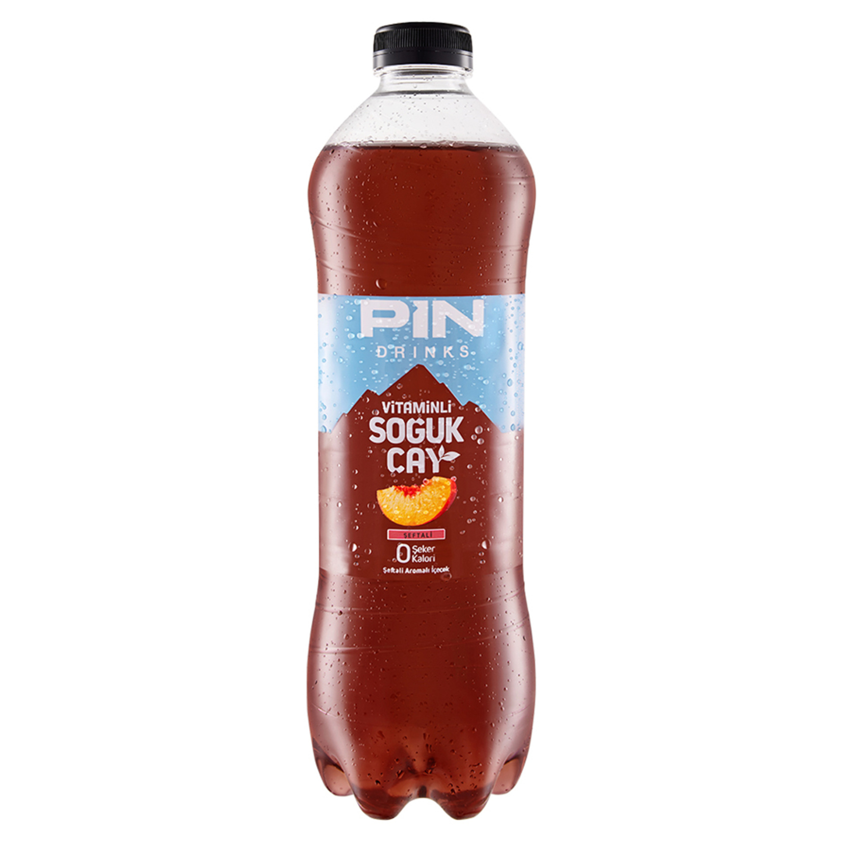 Pin Drinks Vitaminli Soğuk Çay Şeftali 1 L