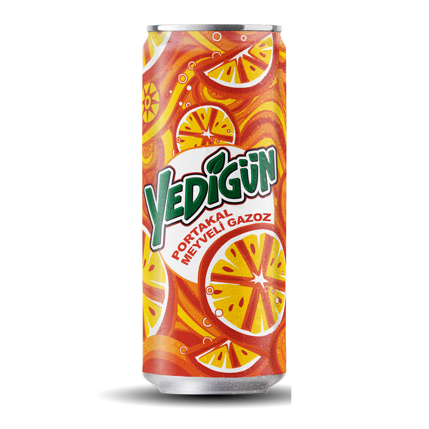 Yedigün Portakal Meyveli Gazoz Kutu 250 Ml