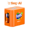 Fanta Portakal Aromalı Kutu 6 x 250 Ml - Görsel 1