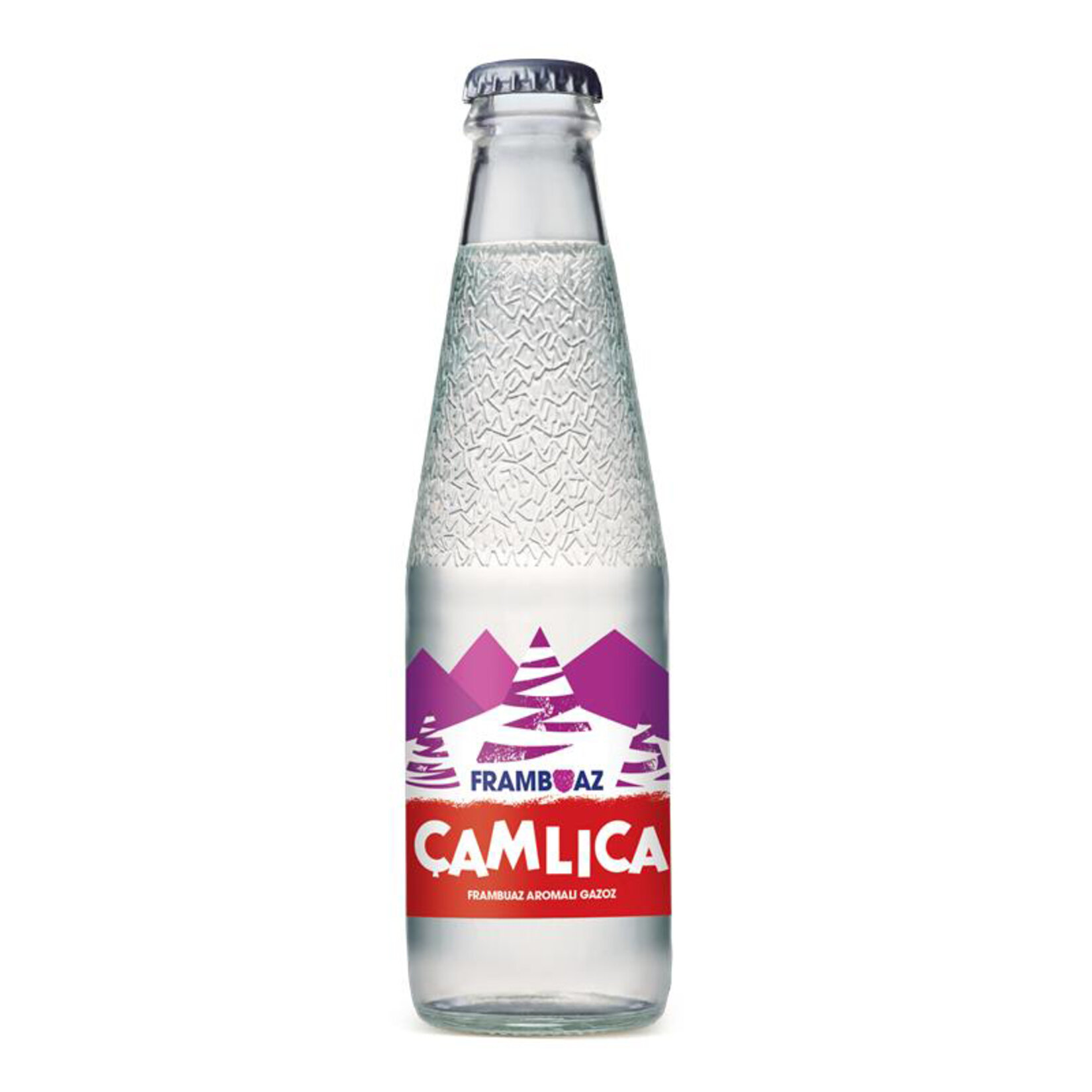 Çamlıca Frambuaz Aromalı Gazoz Cam Şişe 200 Ml