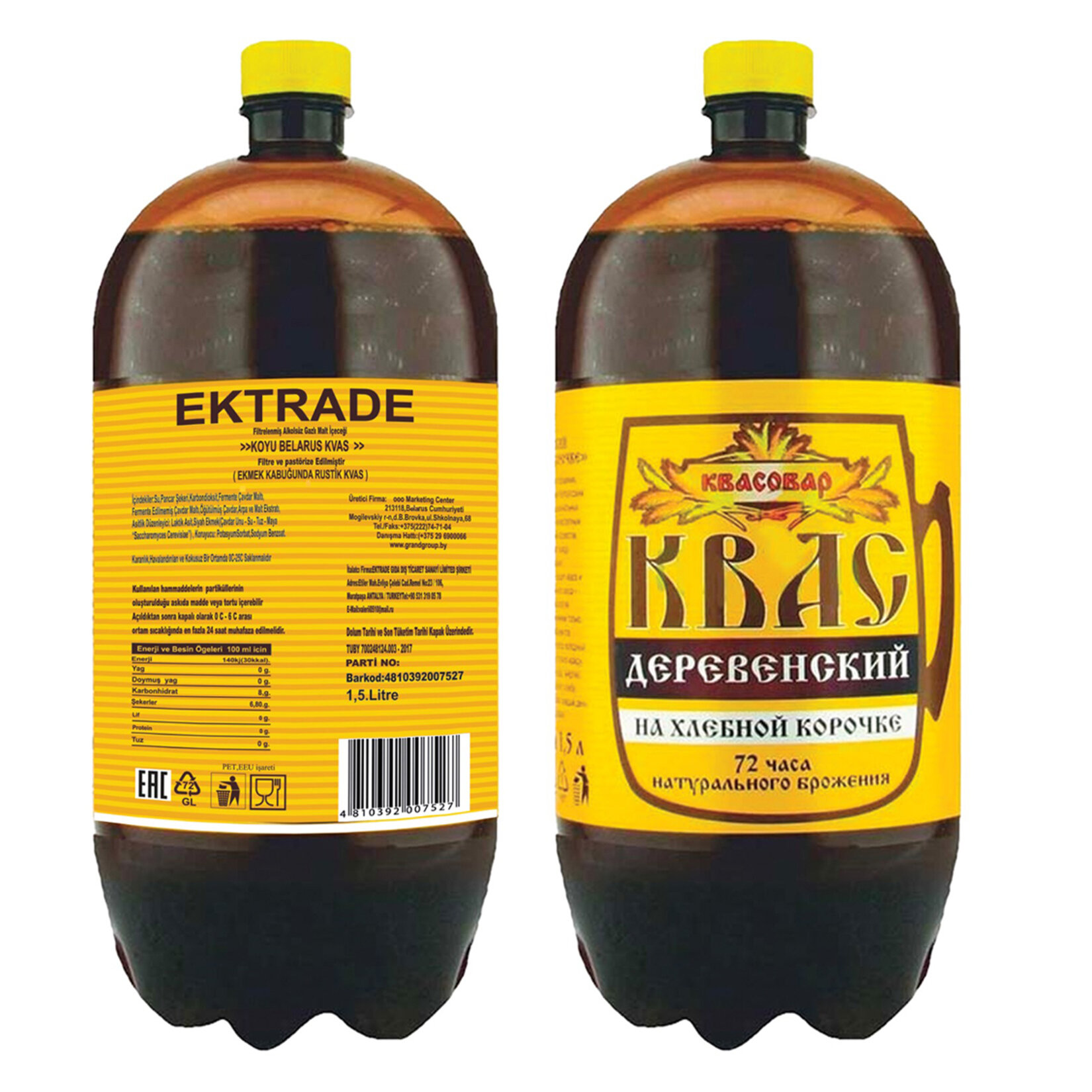 Rus Fırın Köykvas Malt İçeceği 1.5 L