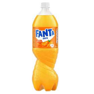 Fanta Zero Portakal Aromalı Gazoz 1 L