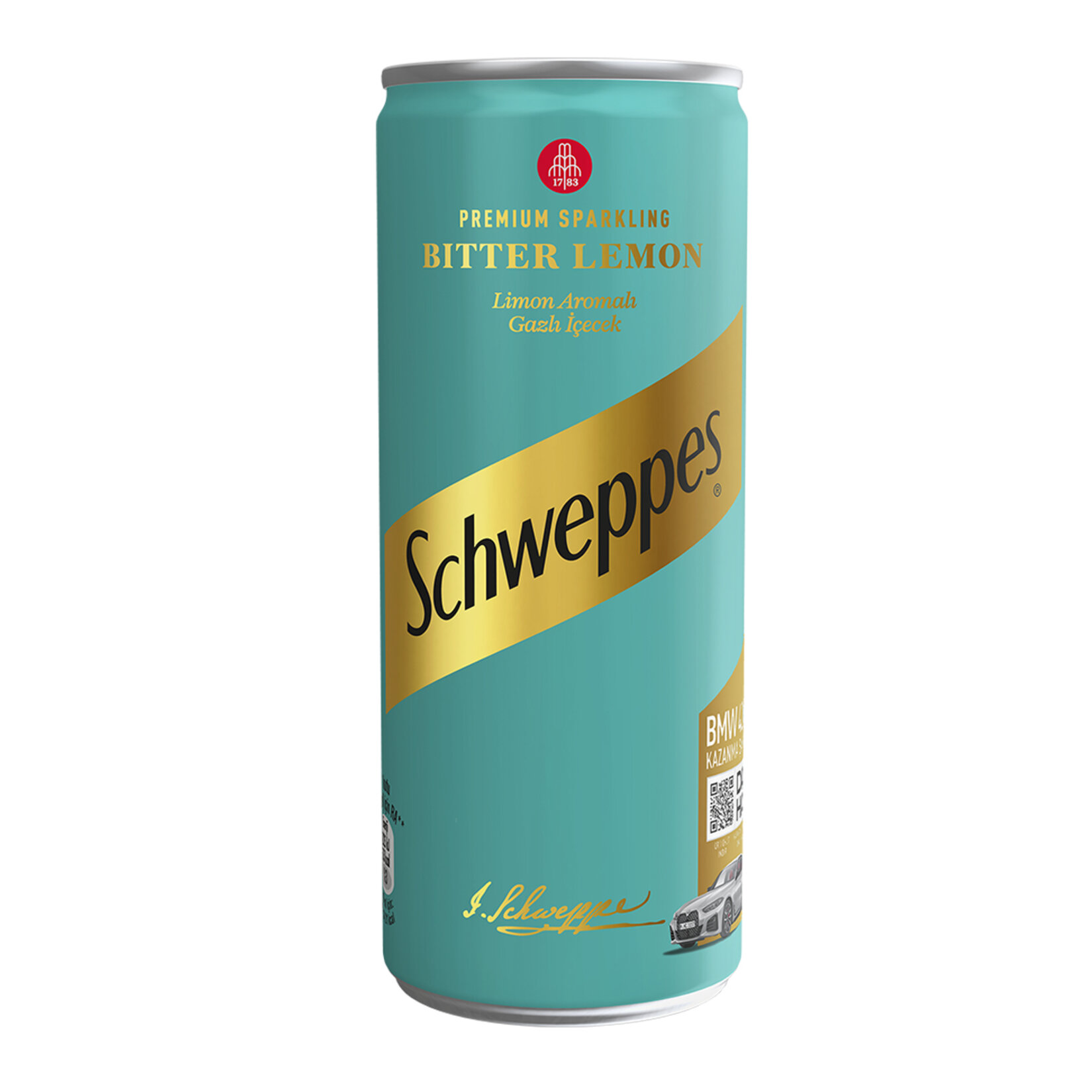Schweppes Bitter Lemon Can 250 Ml