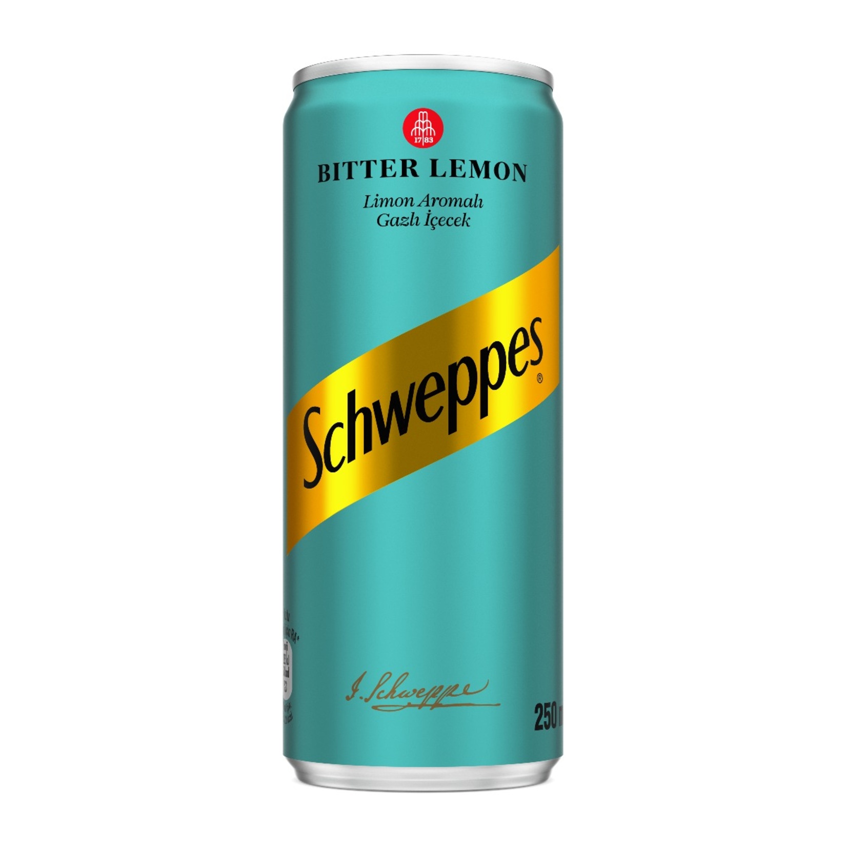 Schweppes Bitter Lemon Can 250 Ml