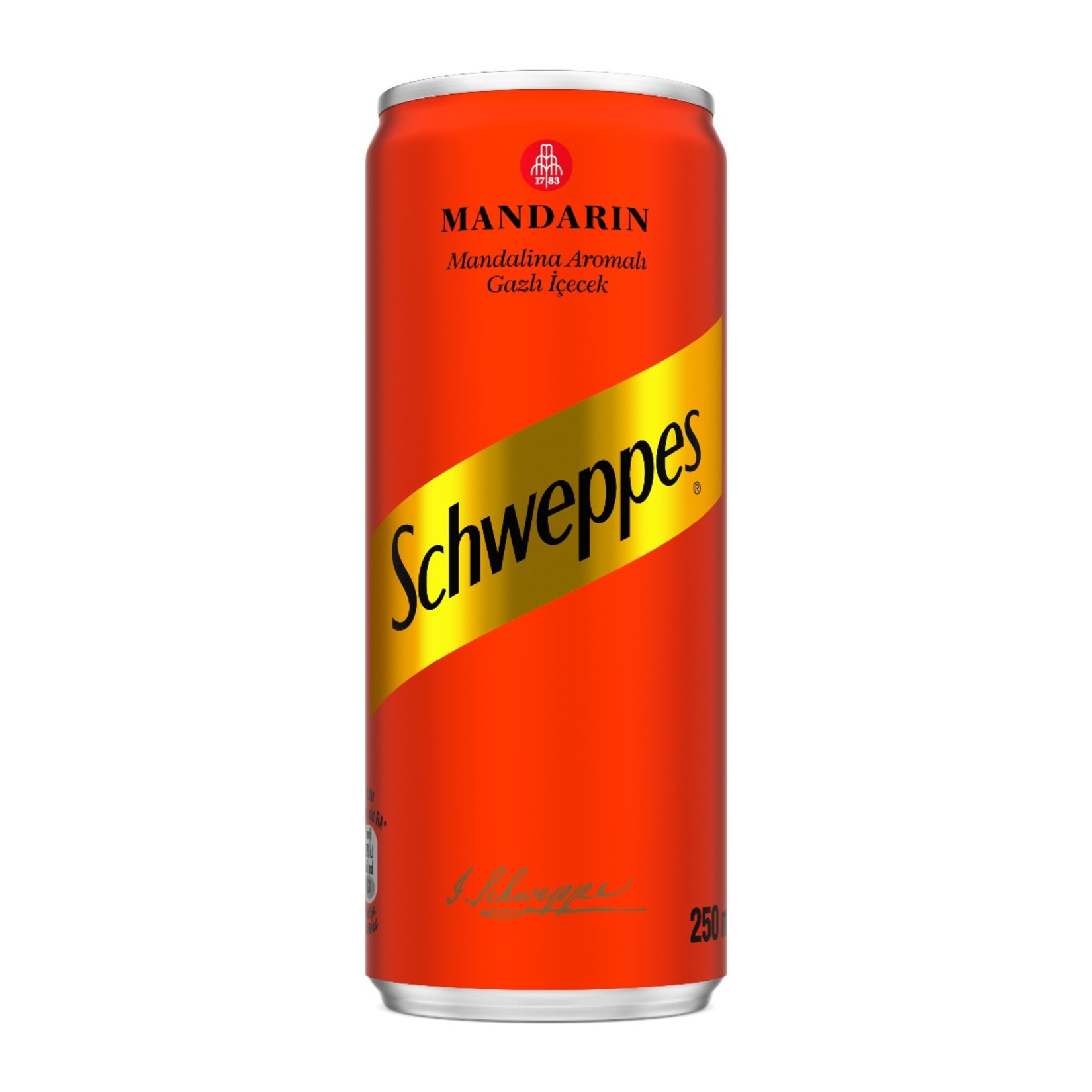 Schweppes Mandalina Can 250 Ml