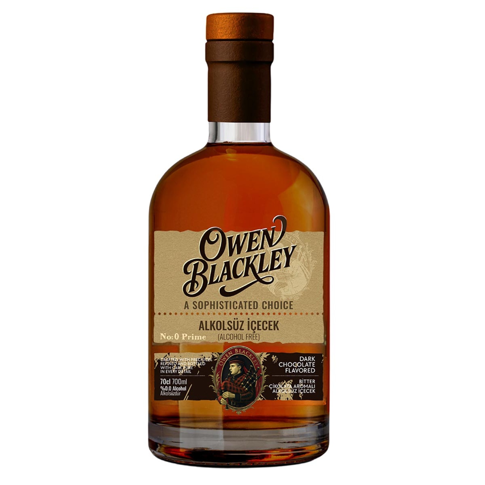 Owen Blackley Bitter Çikolata Aromalı Alkolsüz İçecek 700 Ml