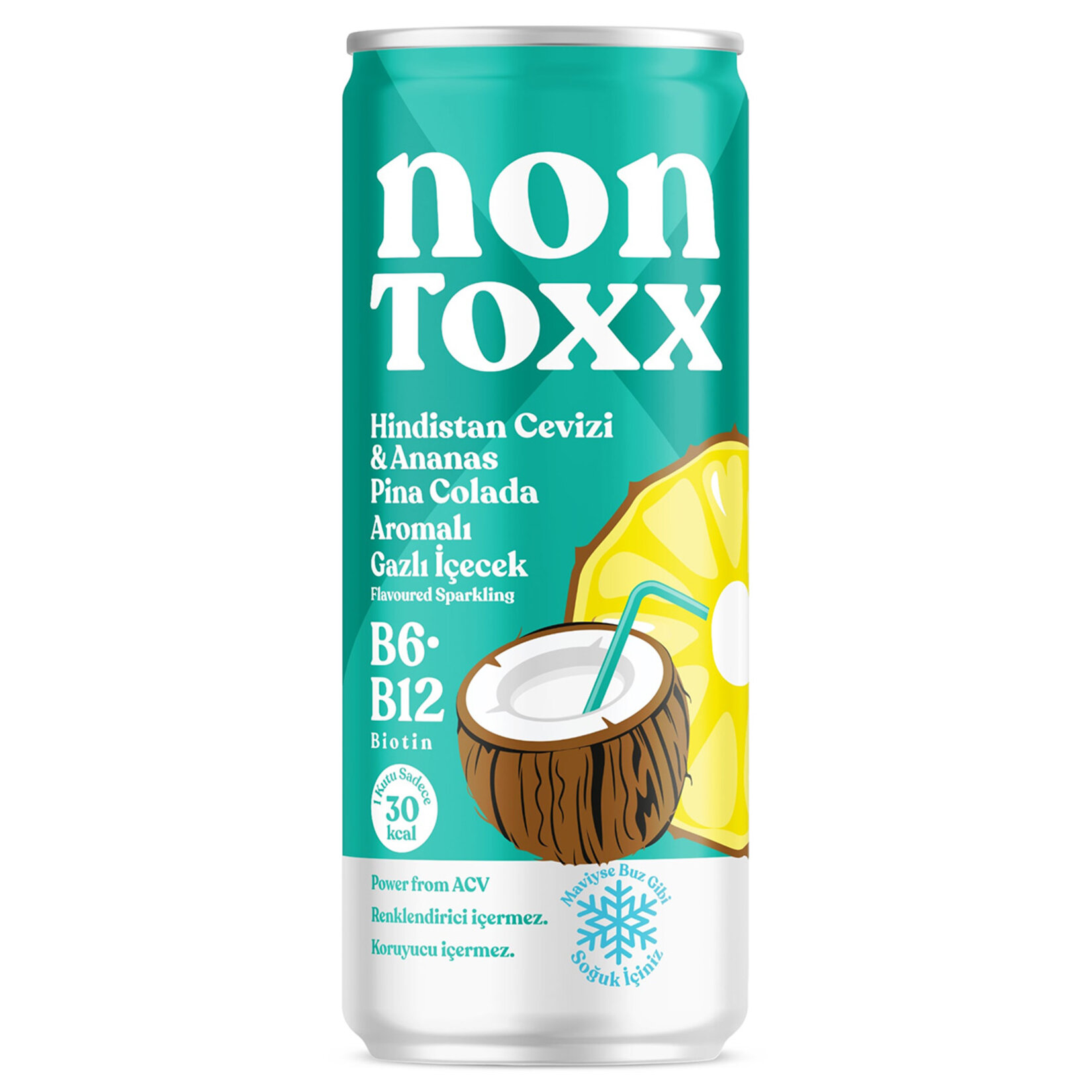Nontoxx Hindistan Cevizi & Ananas Aromalı Sirkeli İçecek 250 Ml