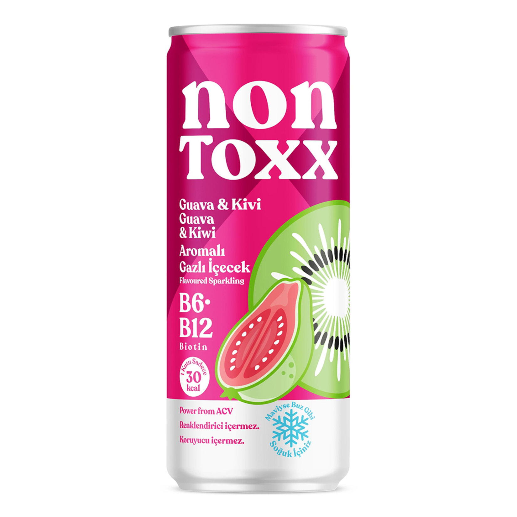 Nontoxx Guava & Kivi Aromalı Sirkeli İçecek 250 Ml