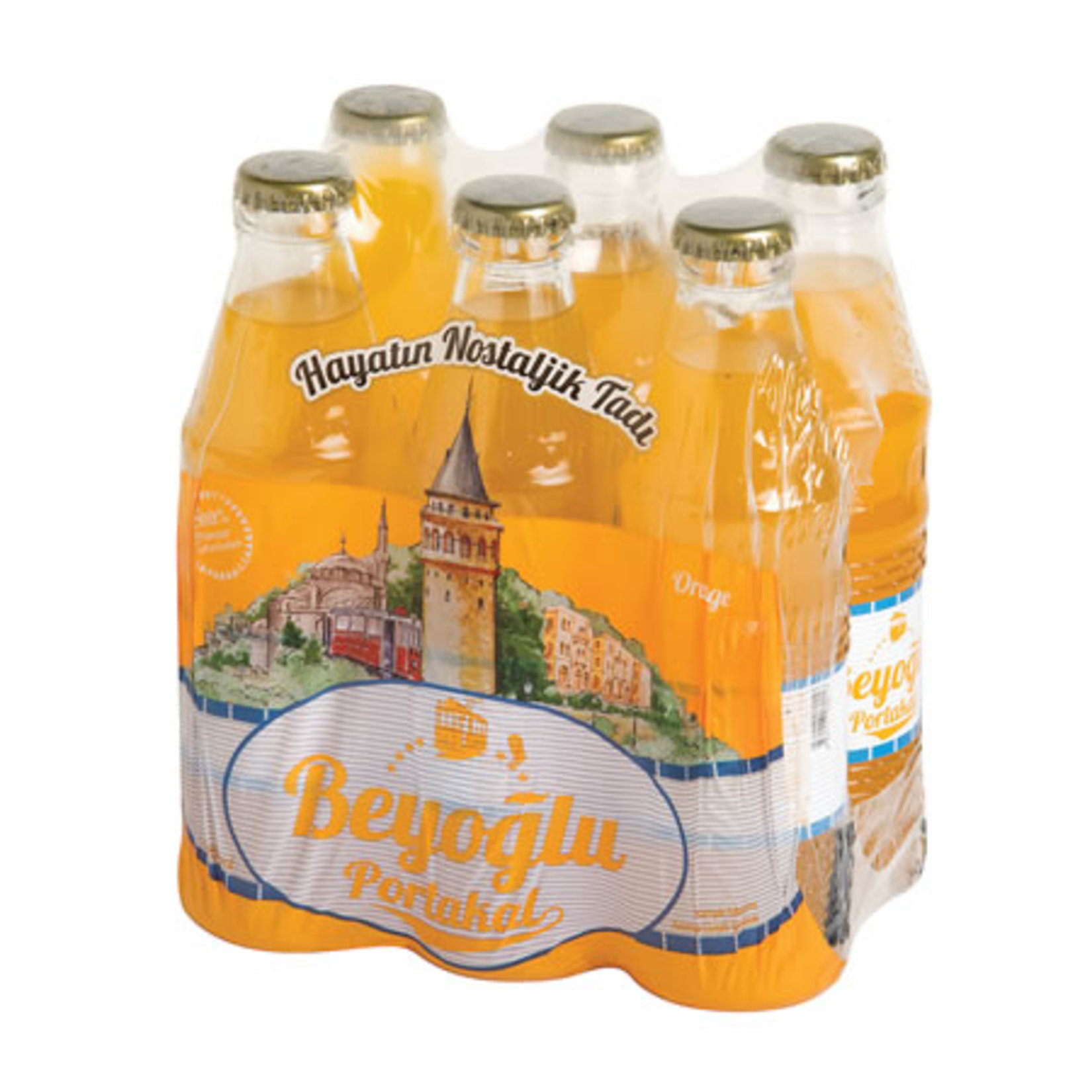 Beyoğlu Portakal Karışık Meyve Aromalı 6X250 Ml