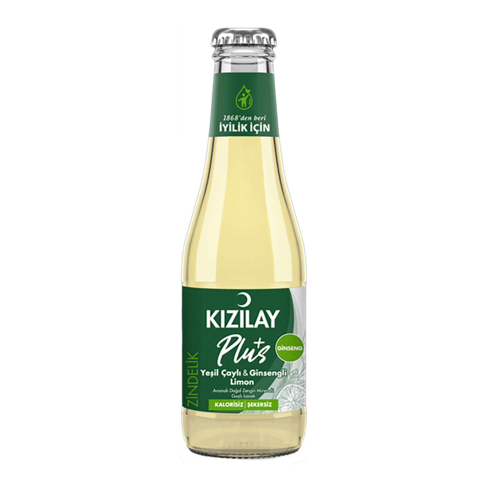 Kızılay Plus Yeşil Çaylı Ginsengli Gazlı İçecek 200Ml