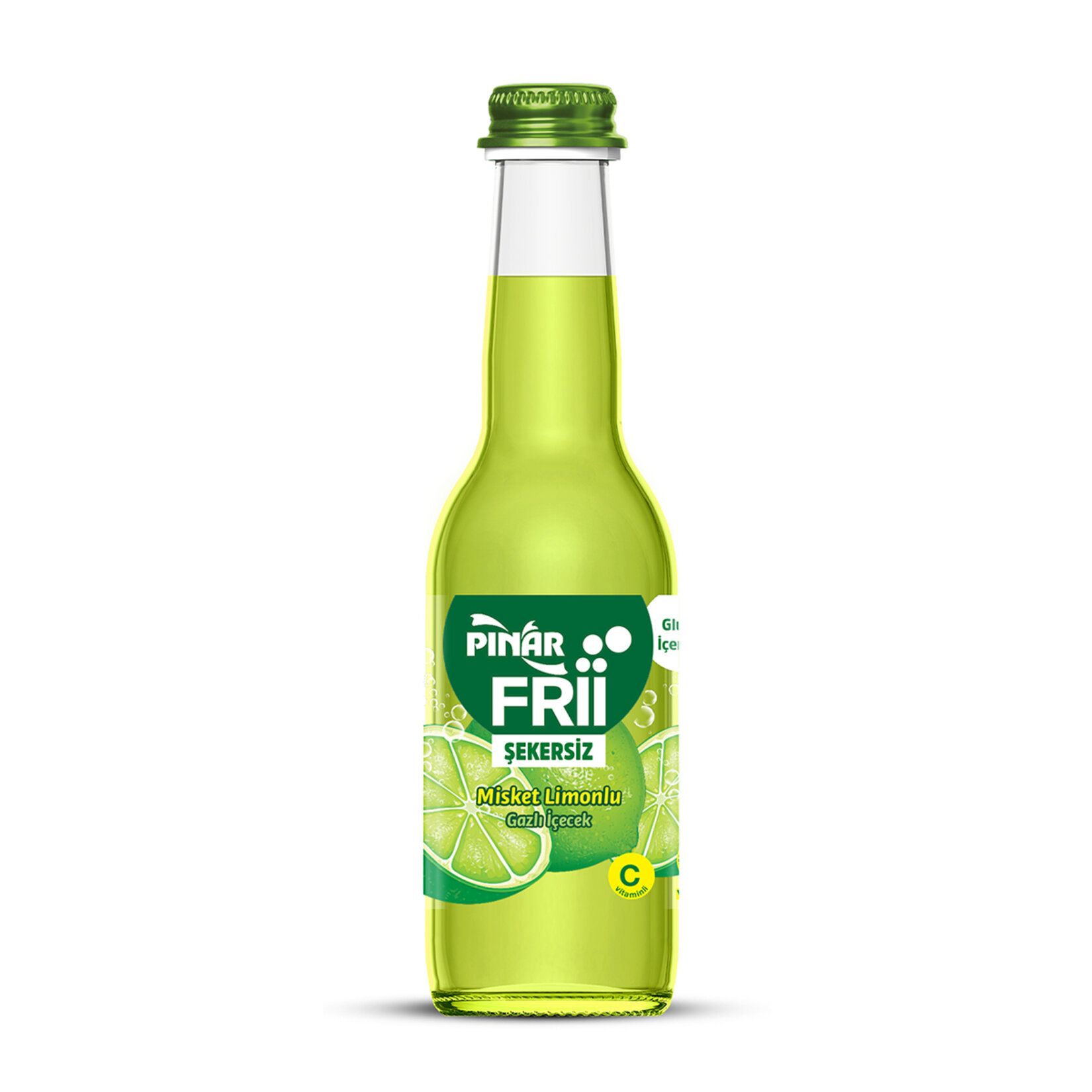 Pınar Frii Şekersiz Misket Limon Gazlı İçecek 250 Ml