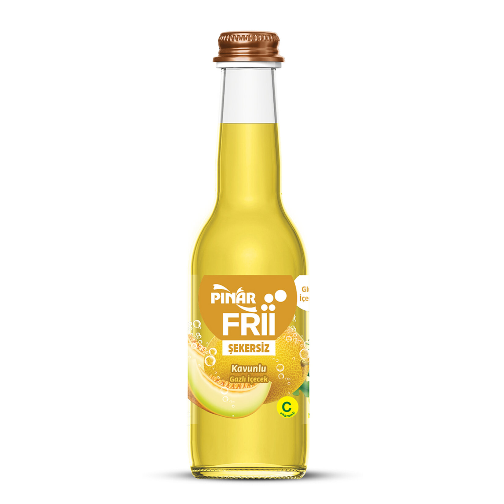 Pınar Frii Şekersiz Kavunlu Gazlı İçecek 250 Ml