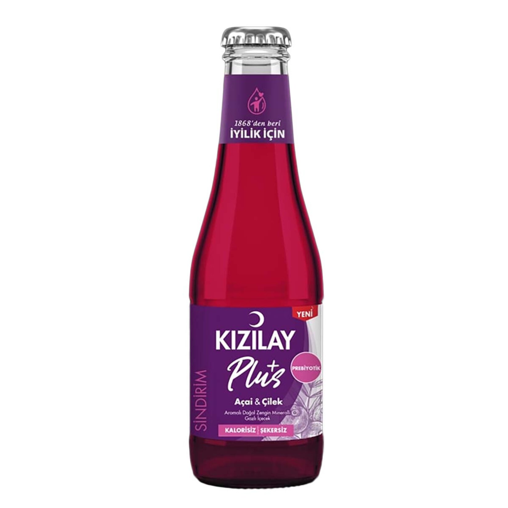 Kızılay Plus Açai & Çilek Aromalı Gazlı İçecek 200Ml
