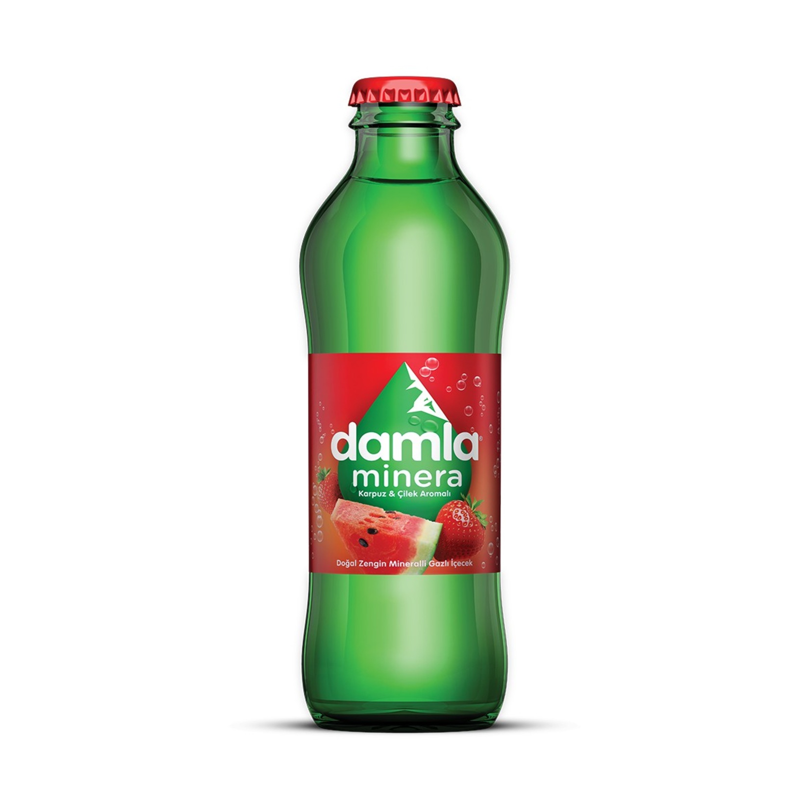 Damla Minera Çilek Karpuz Aromalı Gazlı İçecek 200 Ml