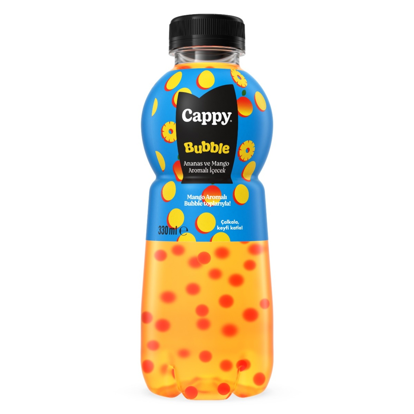 Cappy Bubble Ananas & Mango Aromalı İçecek Pet 330 Ml