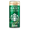 Starbucks Daily Brew Coffee Milk Vanilla 250 Ml - Görsel 1