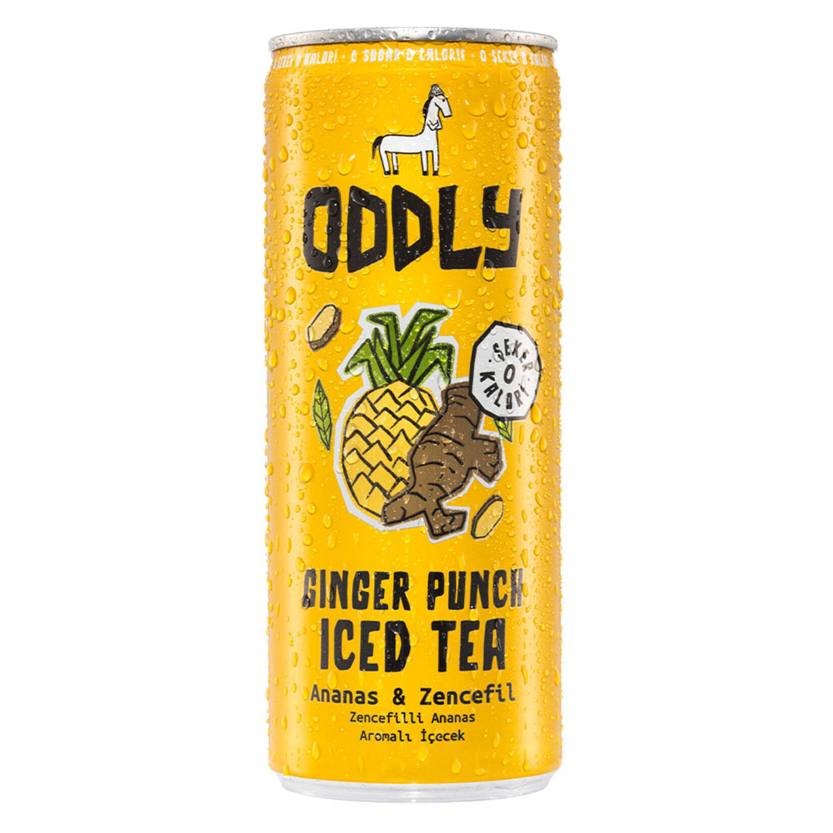 Oddly Ginger Punch Yeşil Çay Ananas Zencefil 250 Ml - Görsel 1