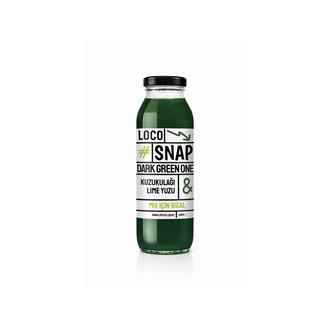 Loco Snap Dark Green One Kuzu Kulağı Lime Yuzu 250 Ml